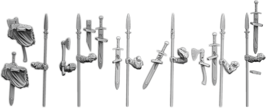 Hrafnen Crew with Spears Upgrade Pack (5x warriors)
