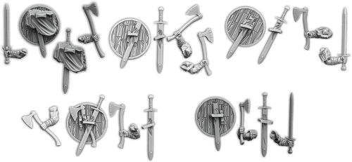 Hrafnen Crew with Two Weapons Upgrade Pack (5x warriors)