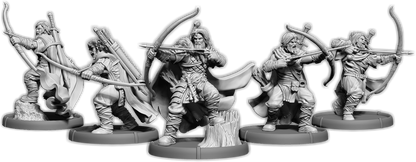 Hrafnen Bowmen, Holumann Bowman Unit (5x warriors w cmd)