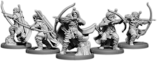 Hrafnen Bowmen, Holumann Bowman Unit (5x warriors w cmd)