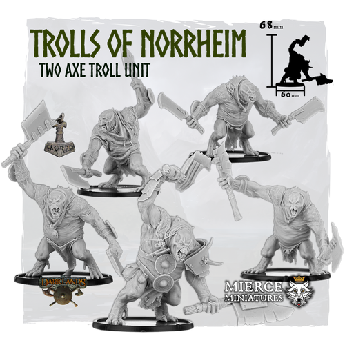 Trolls of Norrheim, Two Axe Troll Unit (5x warriors)