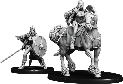 Shieldwall Birna, Dottir of Hrafnen on Foot and on Horse