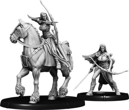 Hunter Birna, Dottir of Hrafnen on Foot and on Horse