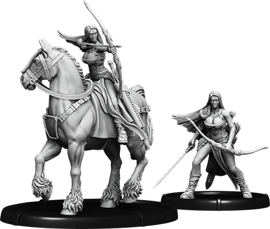 Hunter Birna, Dottir of Hrafnen on Foot and on Horse