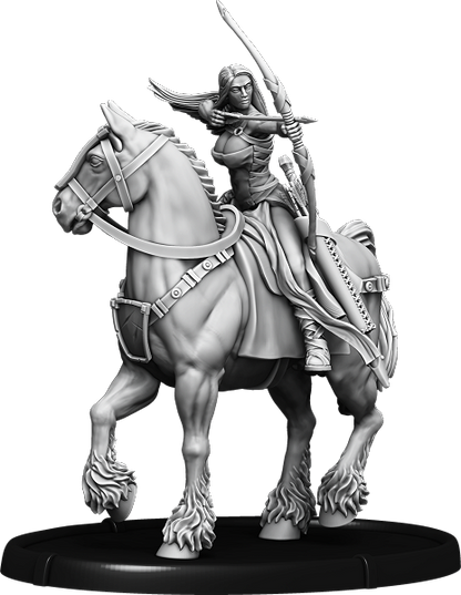 Hunter Birna, Dottir of Hrafnen on Horse