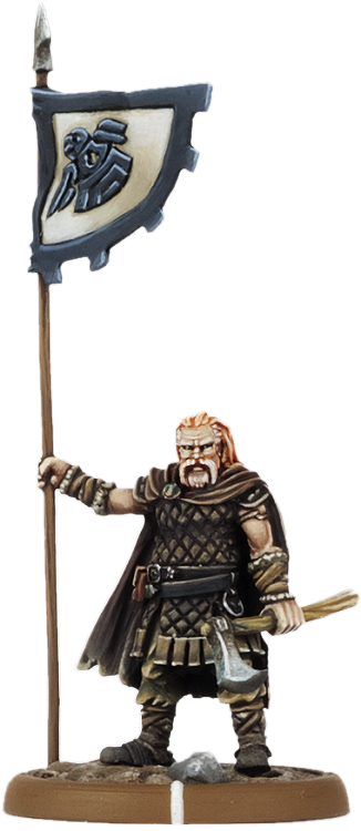 Kjartan of Jylland, Raven Bearer of Hrafnen on Foot
