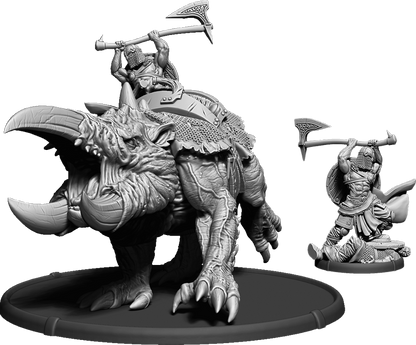 Great Axe Steinn the Bold, Seggr of Hrafnen on Foot and on Grundtroll