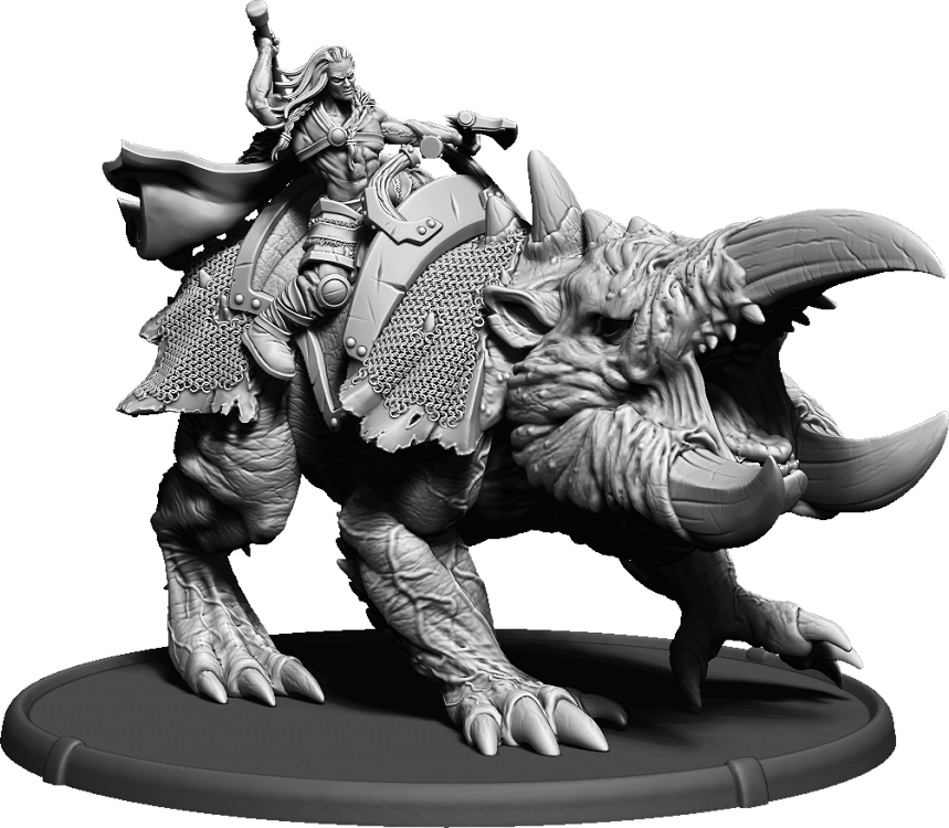 Two Axe Steinn the Bold, Seggr of Hrafnen on Grundtroll