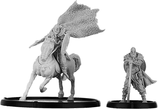 Helmed Knútr of Víkin, Skipari of Hrafnen on Foot and on Horse