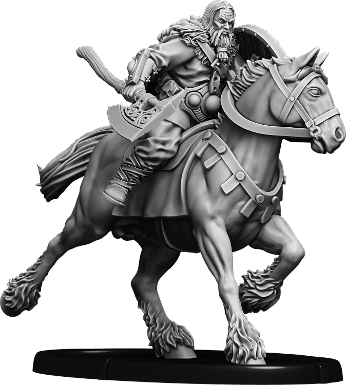 Knútr of Víkin, Skipari of Hrafnen on Horse