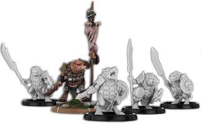 Stub-Claw's Burrow, Runt-Vras Unit (5x warriors w cmd)