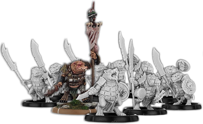 Stub-Claw's Burrow, Runt-Vras Unit (20x warriors w cmd)