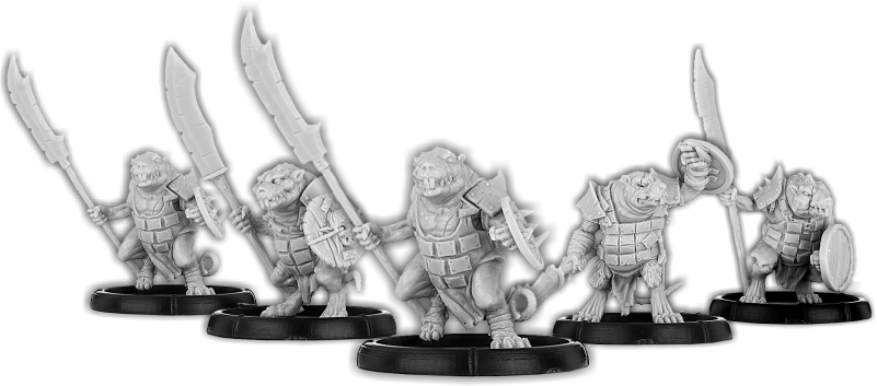 Stub-Claw's Burrow, Runt-Vras Unit (5x warriors)