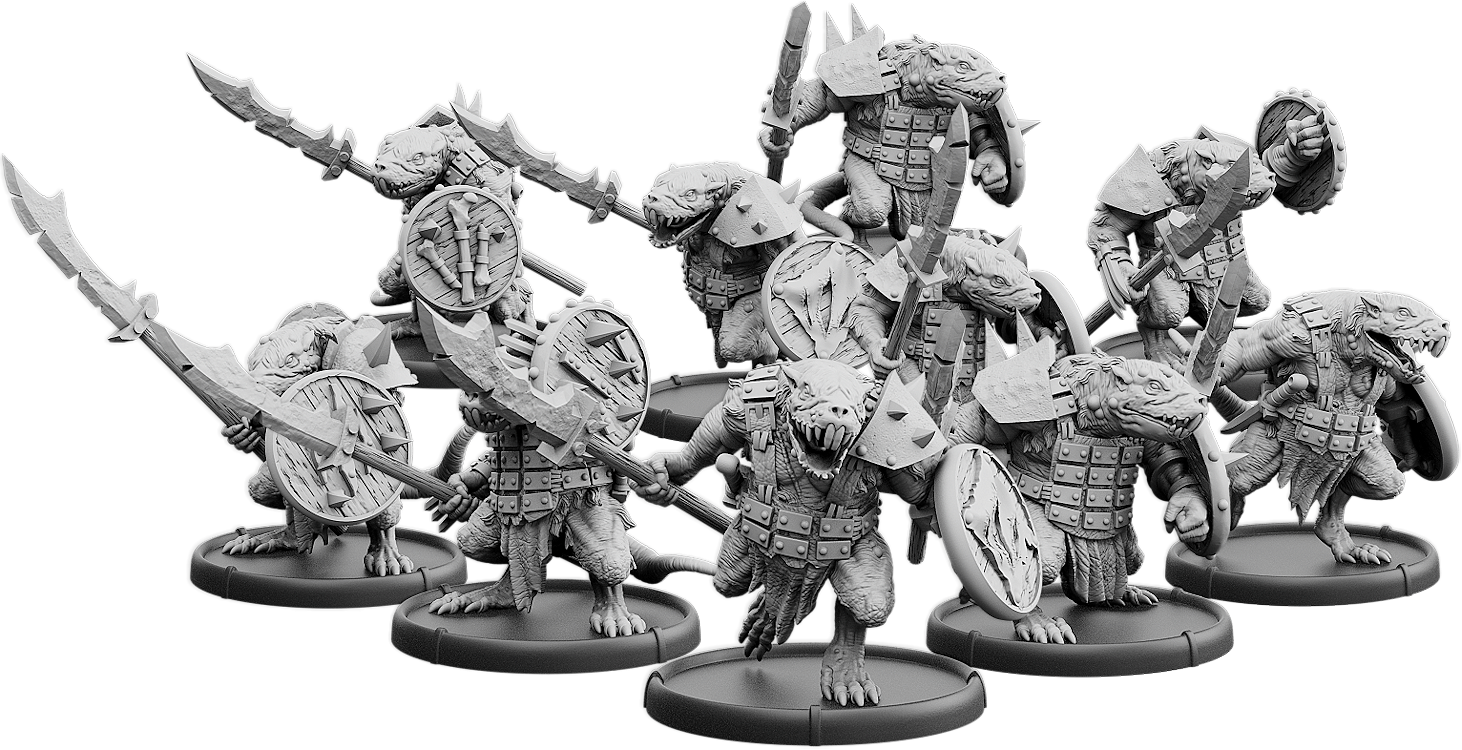 No-Claw's Burrow, Spear-Vras Unit (10x warriors)