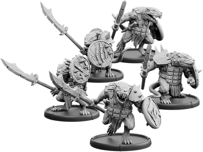 No-Claw's Burrow, Spear-Vras Unit (5x warriors)