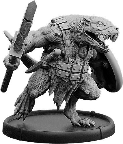 Sharp-Fang, Spear-Vras Warrior