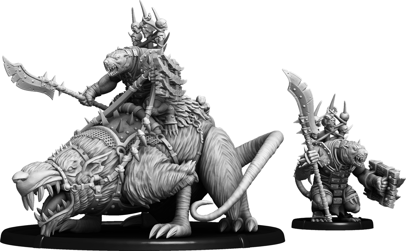 Black-Fang, Kill-Vras on Foot and on Rend-Terror