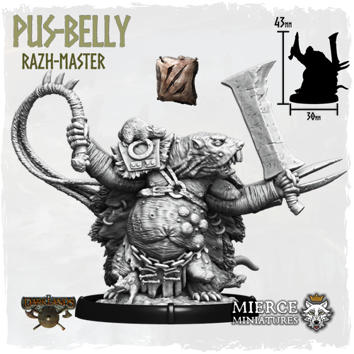 Pus-Belly, Razh-Master on Foot