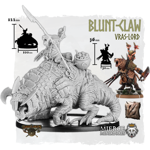 Blunt-Claw, Vras-Lord on Foot and on Goz-Horror