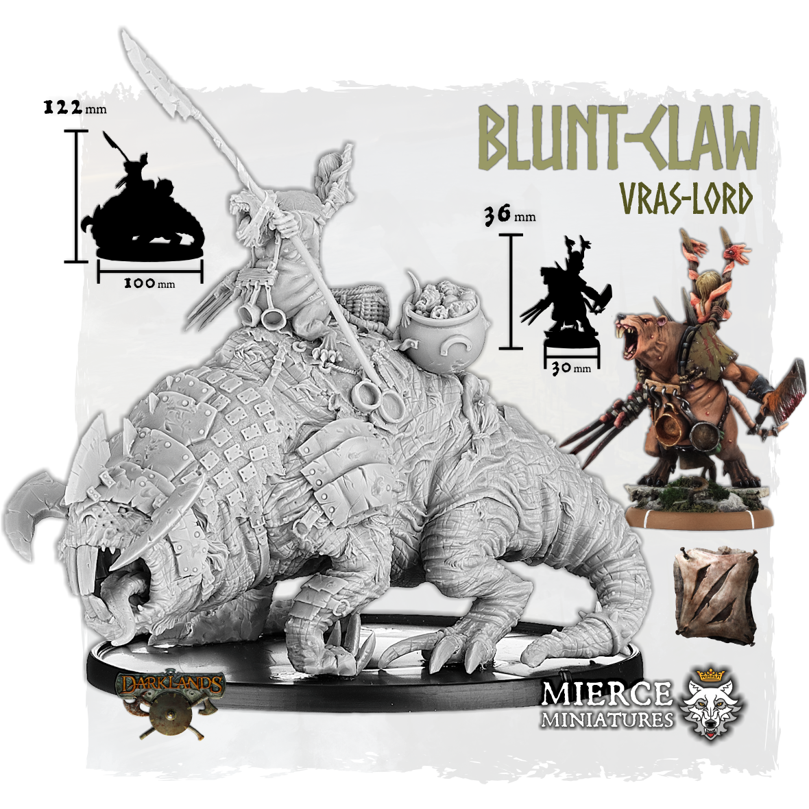 Blunt-Claw, Vras-Lord on Foot and on Goz-Horror