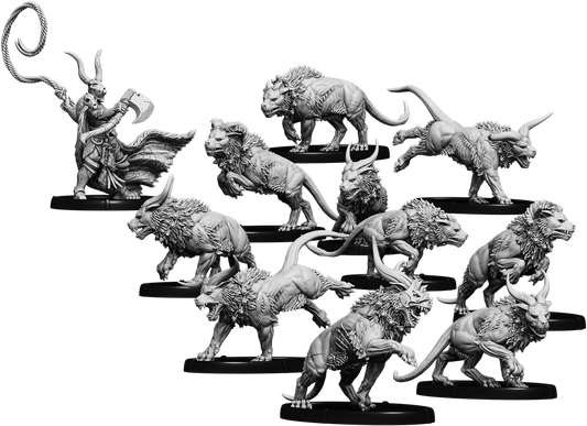 Jowan and Hounds of Carn Dhu, Hound-Master and Drune-Hound Unit