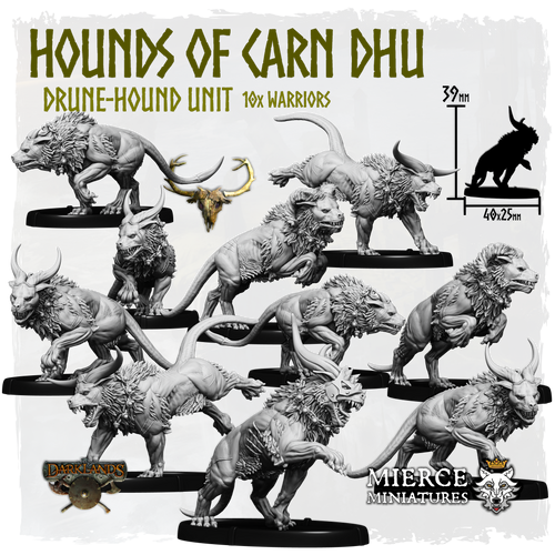Hounds of Carn Dhu, Drune-Hound Unit (10x warriors)