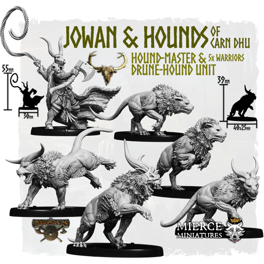Jowan and Hounds of Carn Dhu, Hound-Master and Drune-Hound Unit
