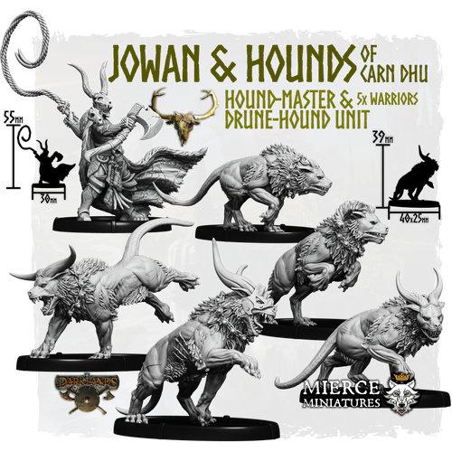 Jowan and Hounds of Carn Dhu, Hound-Master and Drune-Hound Unit