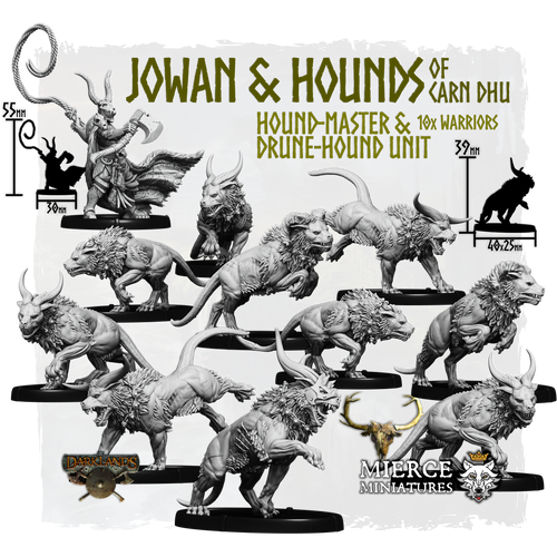 Jowan and Hounds of Carn Dhu, Hound-Master and Drune-Hound Unit
