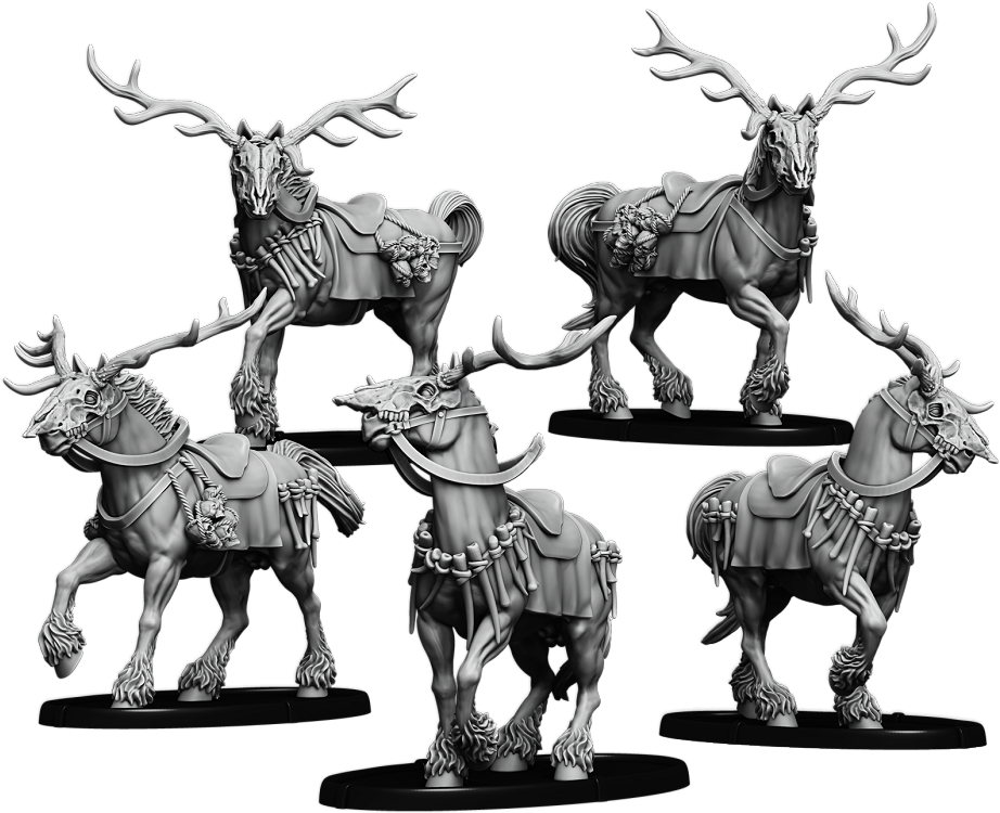 Horses of Carn Maen, Margh Unit