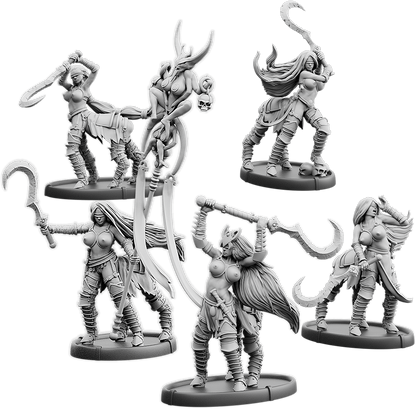 Dahut's Destroyers, Sickle-Morvargh Unit (5x warriors w cmd)