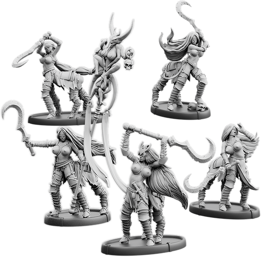 Dahut's Destroyers, Sickle-Morvargh Unit (5x warriors w cmd)