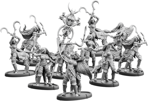 Dahut's Sickles, Sickles-Morvargh Unit (10x warriors w cmd)