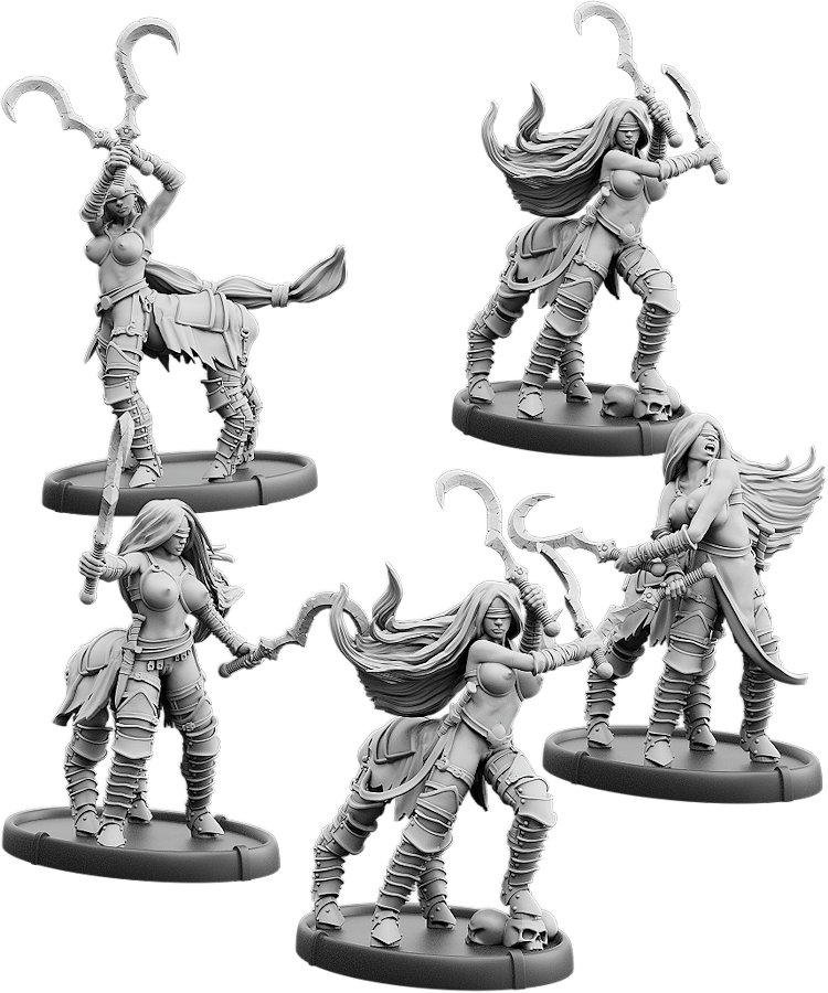 Dahut's Sickles, Sickles-Morvargh Unit (5x warriors)