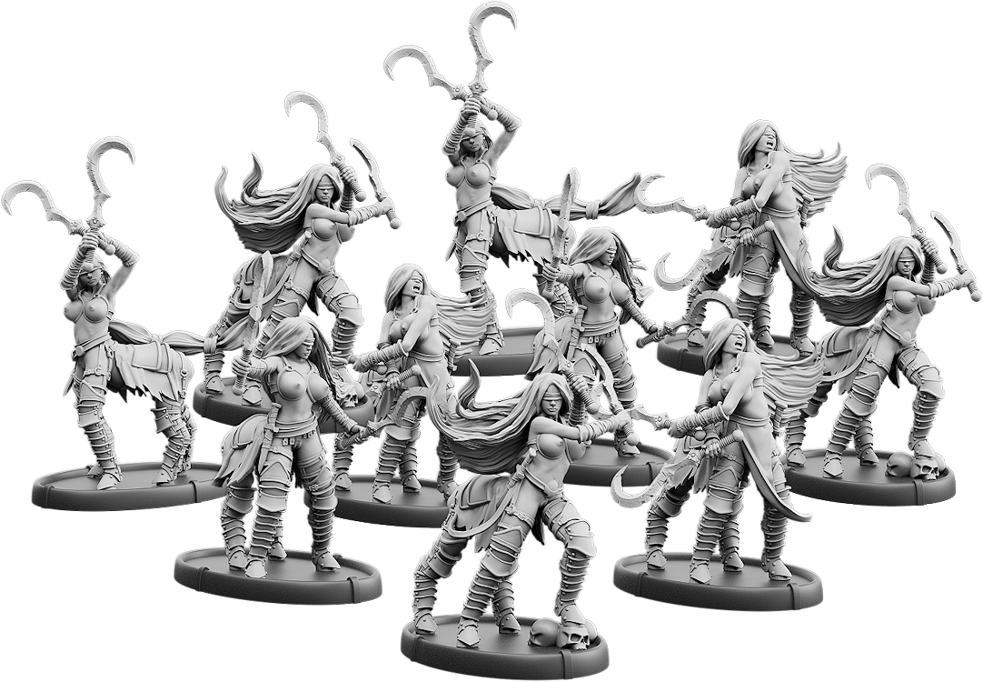 Dahut's Sickles, Sickles-Morvargh Unit (10x warriors)