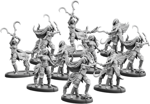 Dahut's Sickles, Sickles-Morvargh Unit (10x warriors)