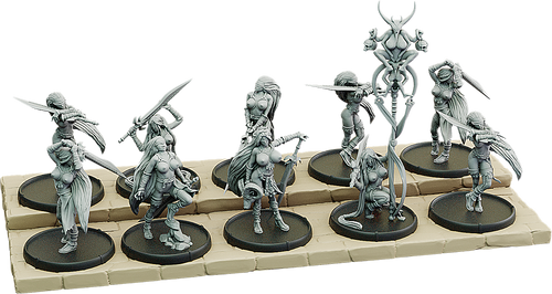 Euryalia's Slayers, Falchion-Melusine Unit (10x warriors w cmd)
