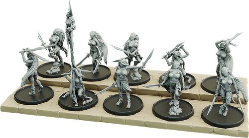 Euryalia's Blades, Falchions-Melusine Unit (10x warriors w cmd)