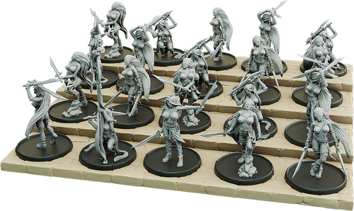 Euryalia's Blades, Falchions-Melusine Unit (20x warriors w cmd)