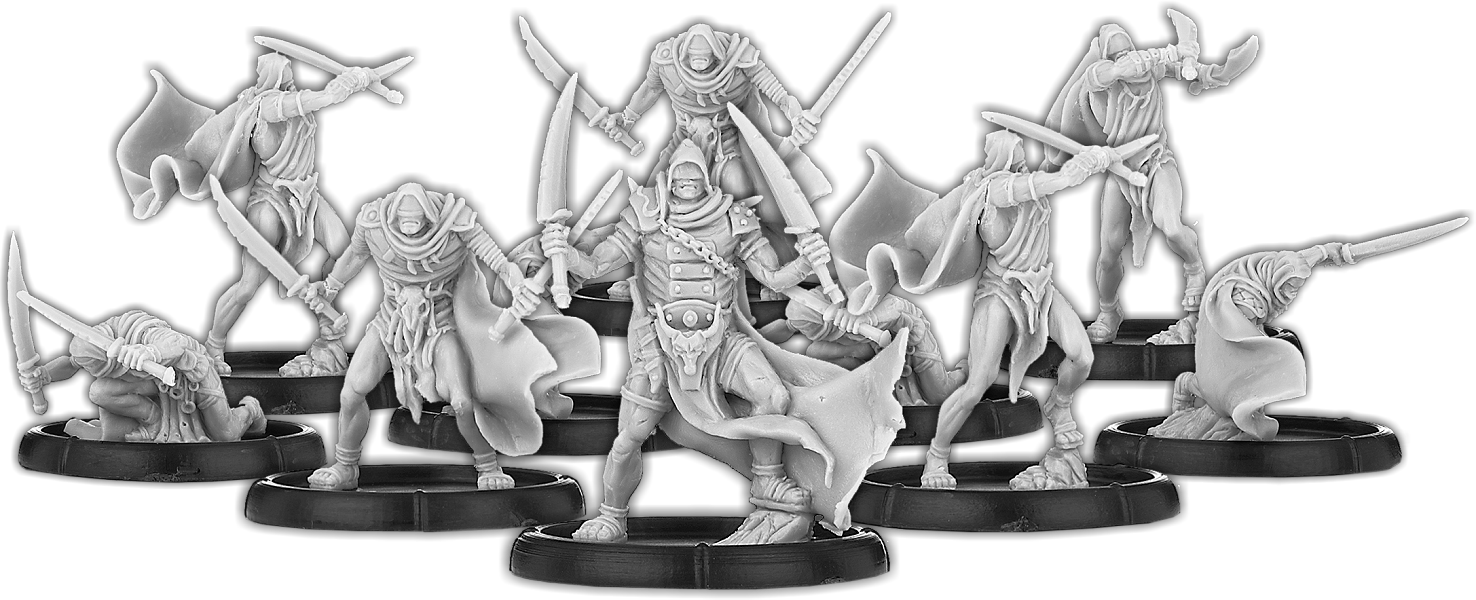 Shadows of Carn Bran, Shadow-Drune Unit (10x warriors w cmd)