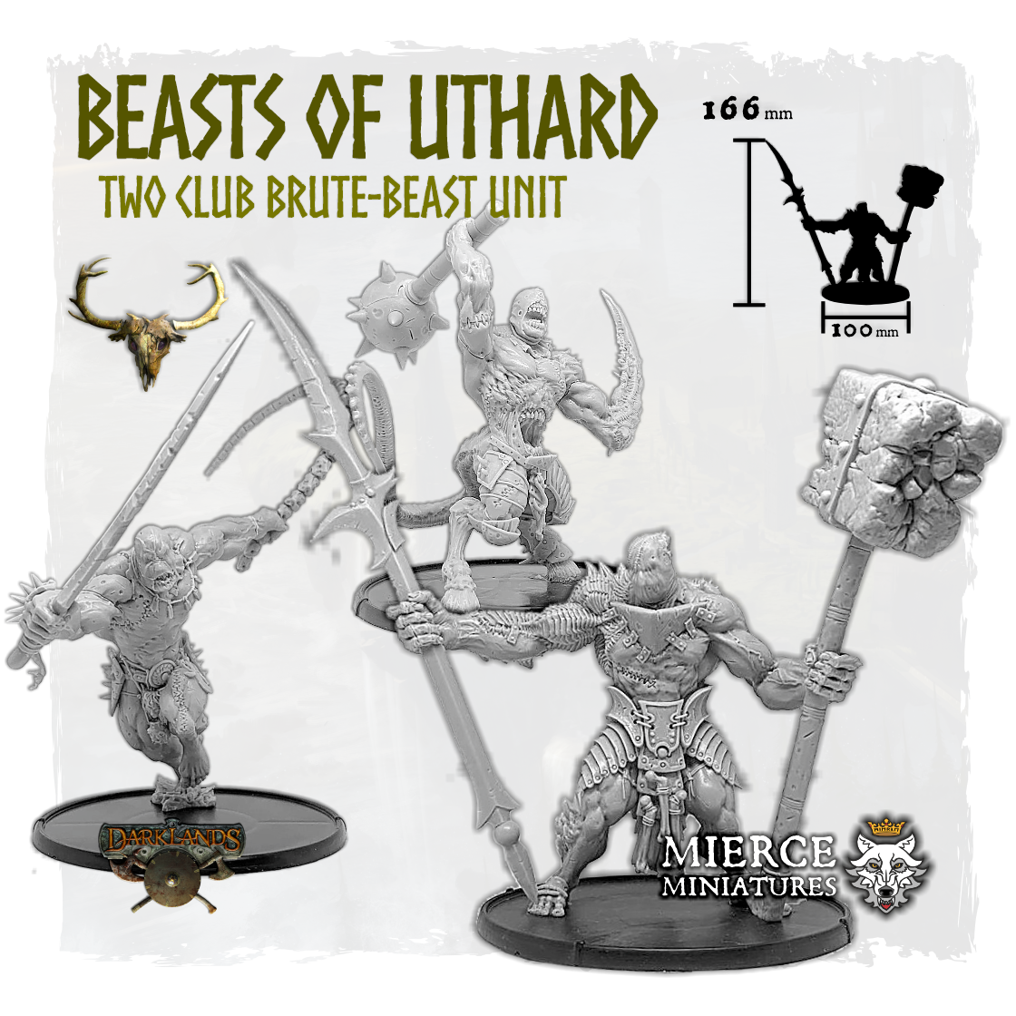 Beasts of Uthard, Two Club Brute-Beast Unit