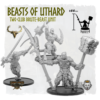 Beasts of Uthard, Two Club Brute-Beast Unit