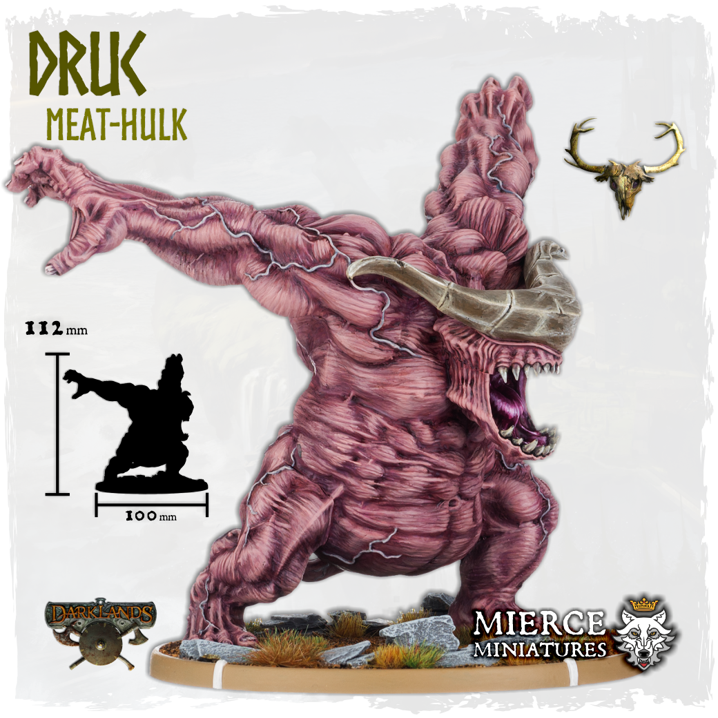 Darklands - Ysians - Druc, Meat-Hulk – Mierce Miniatures