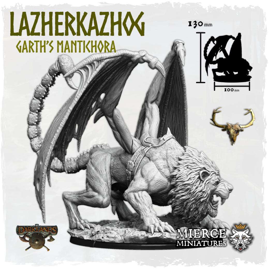 Darklands - Ysians - Lazherkazhog, Garth's Mantichora [digital ...