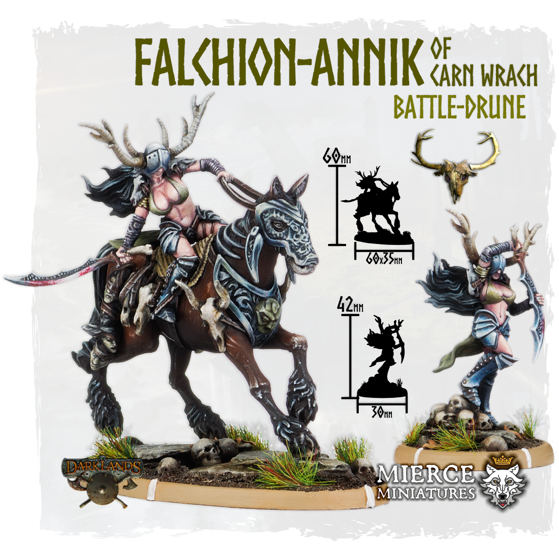 Falchion-Annik of Carn Wrach, Battle-Drune on Foot and on Margh