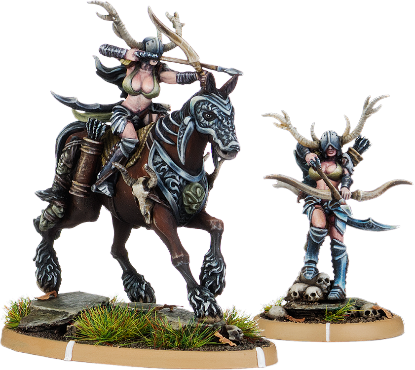 Bow-Annik of Carn Wrach, Battle-Drune on Foot and on Margh