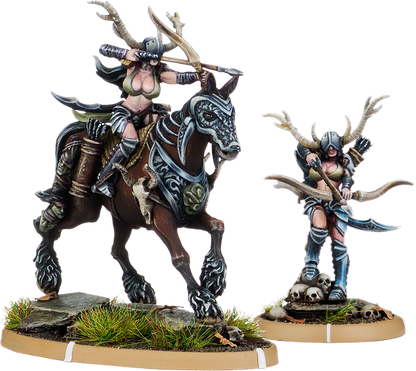 Bow-Annik of Carn Wrach, Battle-Drune on Foot and on Margh