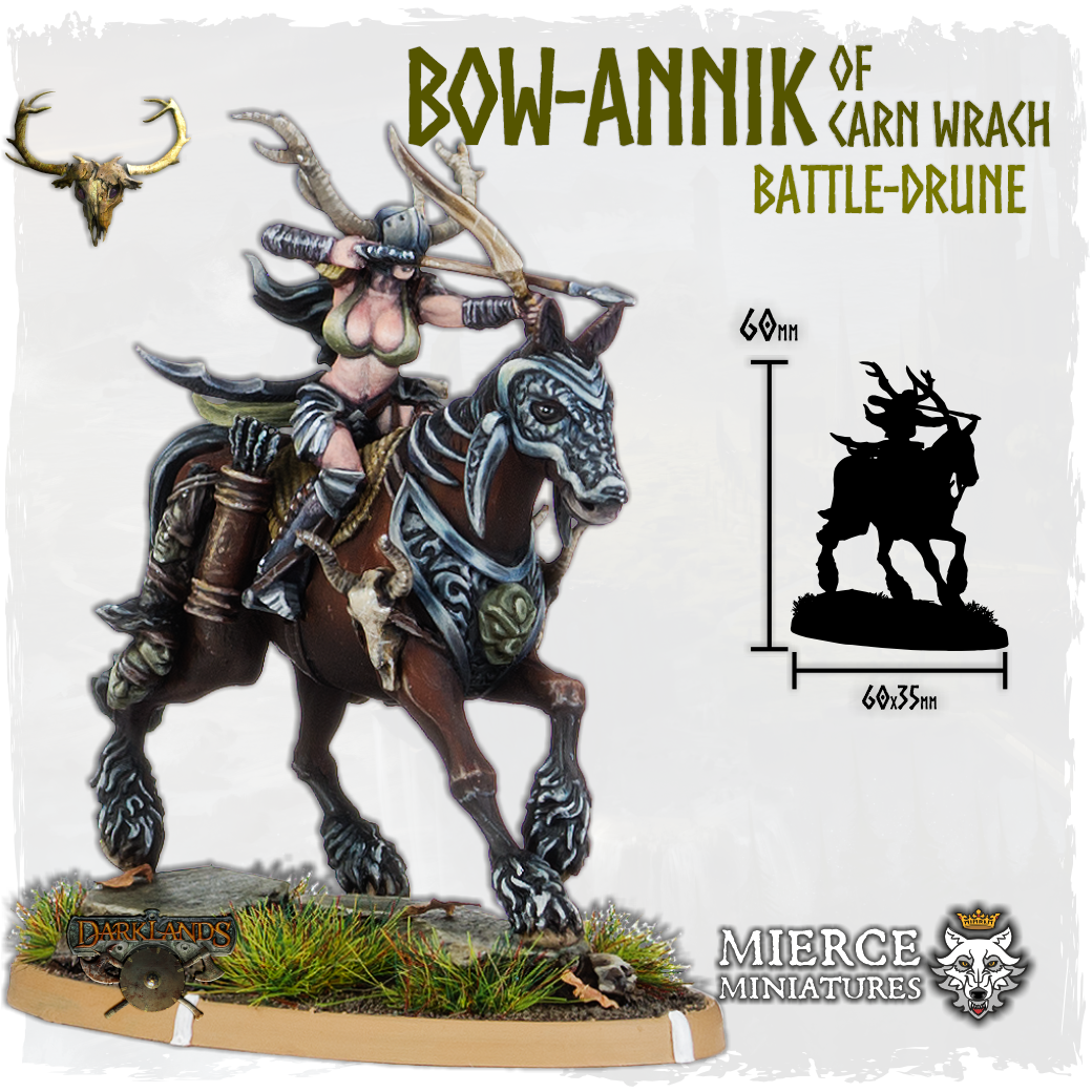 Bow-Annik of Carn Wrach, Battle-Drune on Margh