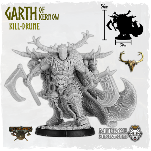 Garth of Kernow, Kill-Drune on Foot