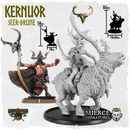 Kernuor, Seer-Drune on Foot and on Karnun-Beast